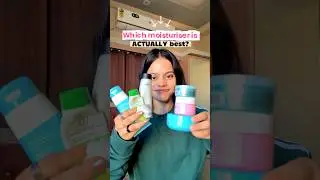 Rating all moisturizer ✨#moisturizer #shorts#skincare #dryskin #winterskincare