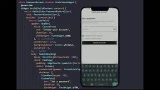 Auto validate password Flutter