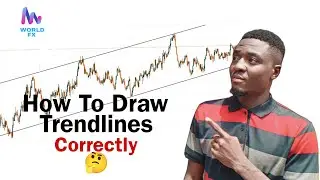 HOW TO DRAW Trend Lines Correctly #trendlinetrading