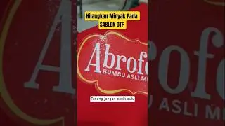 Cara Ampuh Menghapus Minyak di Sablon DTF Tanpa Merusak Desain!