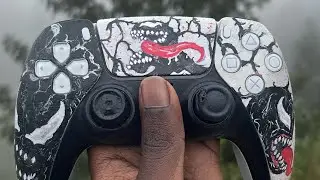 I made a custom venom ps 5 controller!