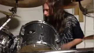 Tony Blakk playing drums