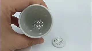 Manufacturer Supply Chemical Melting Ceramic Filtering Porcelain Pot Crucible With Lid