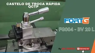 Castelo troca rápida no Torno BV 20L e outras melhorias