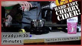 30-Minute Hard Tart Cherry Cider!