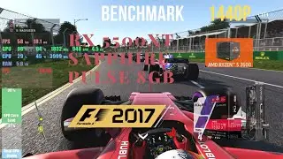 F1 2017 RX 5500 XT Sapphire Pulse 8GB Benchmark Ryzen 2600 1440p