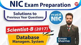 DBMS NIC Previous year Questions solutions | NIC 2023 exam preparation | Data base management system