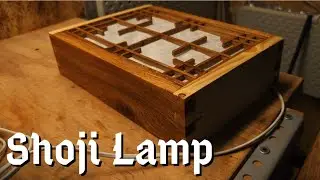 Shoji Lamp Build with Traditional Hand Tools (Woodworking ASMR)