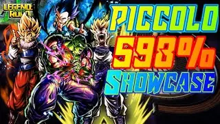 Yellow Piccolo 598% (fused with kaimi)  legends road team showcase || dragon ball legends