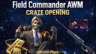120 Premium Crates 🫨 | Field Commander AWM 💛 | MADI Plays PUBG 
