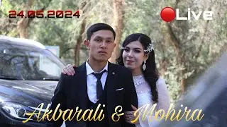 24.05.2024 Akbarali & Mohiraxon Wedding day Oqsaroy to’yxonasi Bek studio Live