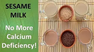 SESAME MILK || तिल का दूध || Dr. Khadar || Vegan Milk || Biophilians Kitchen