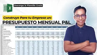 Como Construir un PRESUPUESTO MENSUAL & PRONOSTICO en Excel | Plantilla Gratis