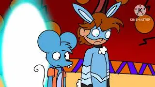 Itchy and Alex in the abandon studio 