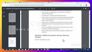 Java Interview Question and Answers | What is an Interface