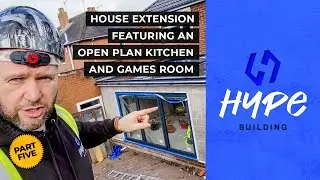 House Extension with Open Plan Kitchen & Games Room (Part 5)