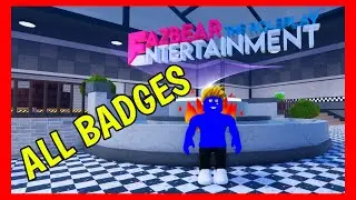 ВСЕ ЗНАЧКИ В FAZBEAR ENTERTAINMENT THE ROLEPLAY 2025 Roblox