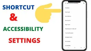 shortcuts and accessibility vivo setting.shortcuts accessibility settings in hindi. mobile setting.