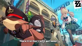 Alice and Wise catching the Prankster (Cutscene) [JP Dub] | Zenless Zone Zero 2.1 Main Story Quest