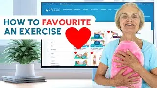 Как добавить упражнение в избранное &mdash; Rehab My Patient