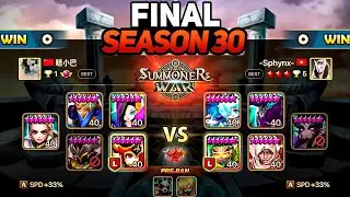SEASON 30 FINAL. TARS vs SPHYNX (BO5) in Summoners War Legend Tournament S30