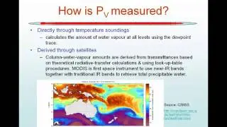 Precipitable water measurement