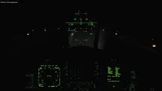 F18C carrier landing night icls