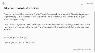 Why Join my team in Traffic Token for free giveaways