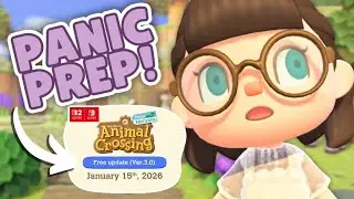 The 3.0 Update is NEARLY HERE! ACNH Island prep!