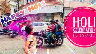 Holi celebration in Jammu 2022 🎉 || Happy holi😇