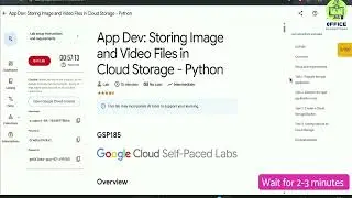 ☁️ GSP185 – App Dev: Storing Image and Video Files in Cloud Storage | Python | Google Cloud Qwik Lab