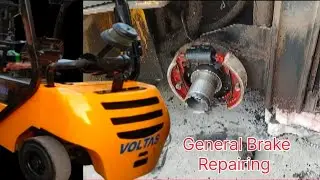 Voltas Forklift 3 Ton Brake Repairing | Step by Step Maintenance Guide | NG Experiments