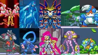 Megaman Zero 2 - ALL BOSSES - CUTSCENES CINEMATICS + ALL ENDINGS ⚔️