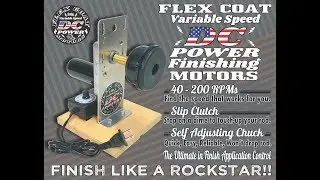 Flex Coat Variable Speed DC Motors for Custom Rod Building