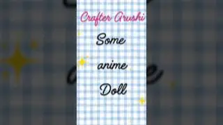 Anime doll #diy #art #drawing @CrafterAditi