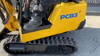 コマツ　ミニショベル　PC03 50km圏内陸送無料★動画配