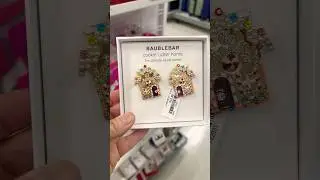 Baublebar holiday earrings at Tjmaxx🎄#christmas #holiday #baublebar #tjmaxx #cute