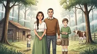 A Colombian Family Living in a Small Forest | Peaceful Daily Routine with Cows | Nature ASMR