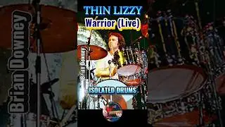 🥁THIN LIZZY Warrior ISOLATED DRUMS🔥