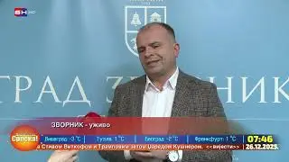 Ivanović: Mnogi projekti su urađeni u Zvorniku u 2025. godini, dosta toga je u planu i za 2026.