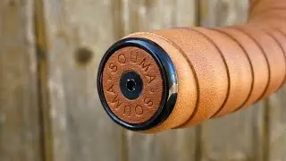How to install bar-end plug for leather bar tape from Souma Leather