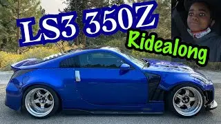 Giving My Nephew A Ride In My 500hp LS3 350Z