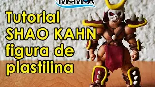 tutorial-MK SHAO KAHN DE PLASTILINA/CLAY/PLASTICINE/HOW TO MAKE