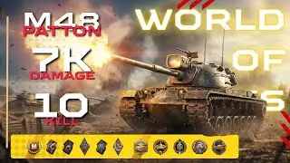Insane M48 Gameplay – 10 Kills & Tricks You Need! | World of Tanks