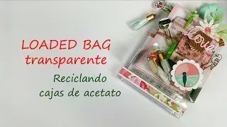 Polita Scrap 55  Loaded bag reciclando cajas de acetato
