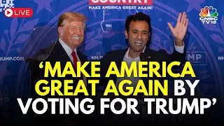 US Elections 2024 LIVE | Donald Trump Rallies AAPI Voters With Vivek Ramaswamy In Nevada | N18G