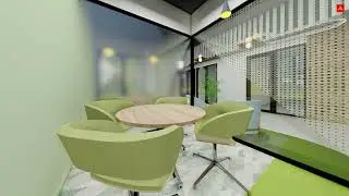Sprint Coworking Office Space Interior Design - Whitehills Interior