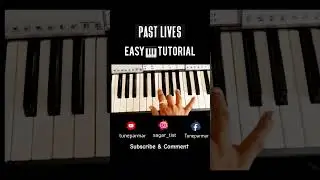 Past lives piano tutorial @tuneparmar #piano #tuneparmar