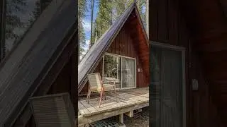 Charming Vintage A-Frame Cabin at Donner Lake! 🏞️ #shorts