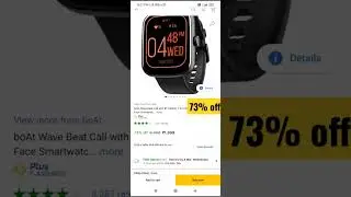boat wave beat call smartwatch price low#shorts